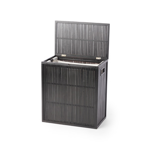 Magus Rectangle Bamboo Laundry <b>Hamper</b> with Handles and Lid Superior Quality <b>Storage</b> - Product Image 2