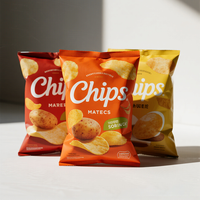 Sacs en plastique de papier d'aluminium de haute qualité laminé mélangé de fruits secs Snack Food Popcorn Chips de pommes de terre Sacs d'emballage Chips Sacs