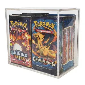 Кейс для карт Pokemon TCG Elite, акриловый усилитель, магнитный прозрачный кейс