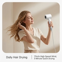 Sèche-cheveux électrique ionique CONFU - Format voyage, léger et silencieux, séchage rapide pour usage domestique et extérieur