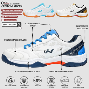 Chaussures de badminton légères en maille OEM ODM d'usine, respirantes, antidérapantes, baskets d'entraînement pour le tennis de table et le pickleball, chaussures de <span class=keywords><strong>padel</strong></span> - Product Image 2