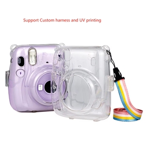<span class=keywords><strong>Instax</strong></span> <span class=keywords><strong>Mini11</strong></span> personnalisé étui de protection durable en cristal pour PC avec rangement transparent sac à cordon résistant aux rayures et aux chutes - Product Image 2