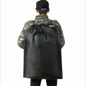 Bags Laundry Backpack Bag Wholesale Large Capacity Storage Bags Laundry Backpack Polyester Wash Bag With Drawstring Closure