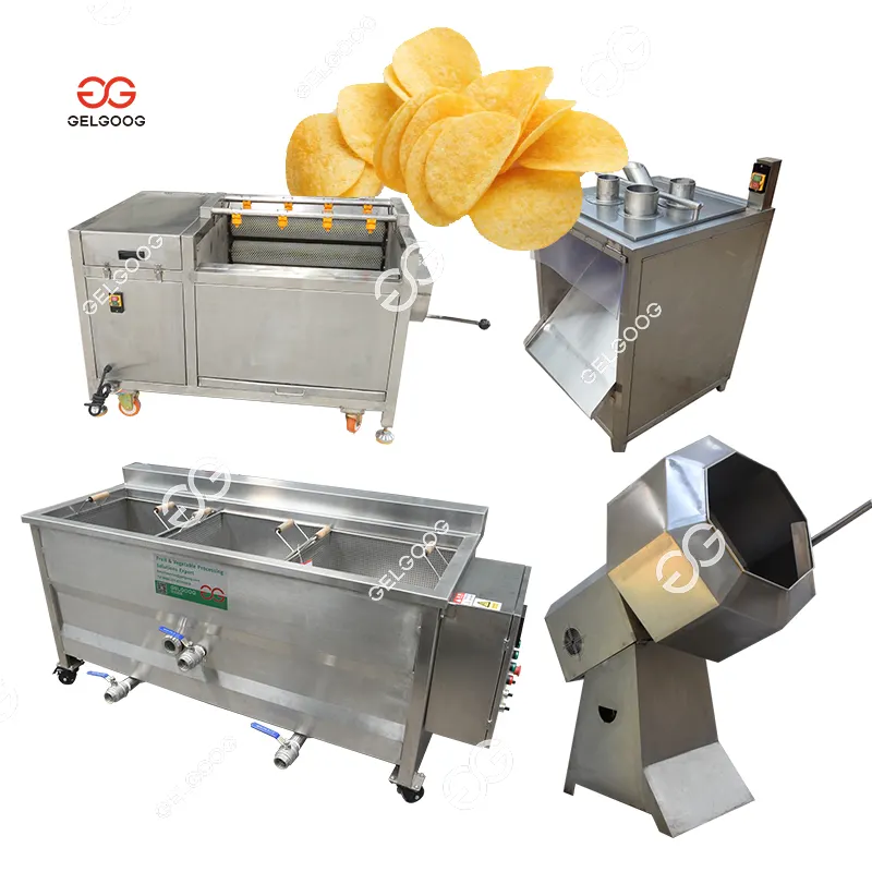 Linha De Processamento De Varas De Pequena Escala Equipamento De Produção De Batatas Fritas Congeladas Fazendo Mini Máquina