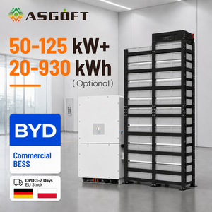 Sistema de Almacenamiento de Baterías de Litio LiFePO4 BYD ASGOFT de 50kWh, 100KWH, 150KWH, 200KWH, Gabinete BESS ESS, Inversor Híbrido de <span class=keywords><strong>50KW</strong></span>, Todo en Uno - Product Image 1