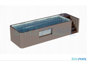 <span class=keywords><strong>Piscine</strong></span> hors sol modulaire personnalisée de 5,8 m avec <span class=keywords><strong>escalier</strong></span> - Product Image 4