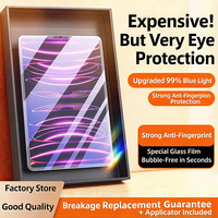 Protection d'écran en verre trempé 9H pour iPad 10.9, iPad 10.2, iPad Air 6, Mini 7, anti-éclats, film HD plein écran