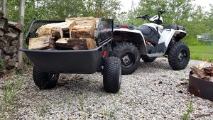 El <span class=keywords><strong>mejor</strong></span> remolque de malla ATV con ruedas todoterreno Carro de jardín para motocicletas y senderos ATV - Product Image 4