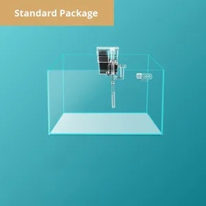 Shandong Aquarium Ecologisch Desktop Ultra-Helder Klein Aquarium Bakje Waterplanten Sierlijke Vissen Schildpad Glas - Product Image 6