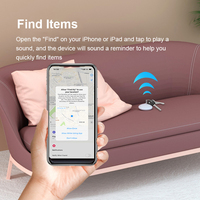 Traceur GPS portable pour enfants et animaux de compagnie, nouveau dispositif intelligent anti-perte Find My Tag compatible iOS pour Apple iPhone, GPS pour animaux de compagnie
