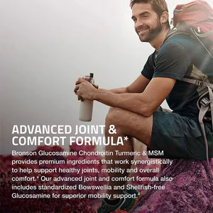 Niet-GMO Vegan Glucosamine Chondroïtine <span class=keywords><strong>MSM</strong></span> Supplement Capsules voor Mannen Vrouwen Middelbare Leeftijd Ouderen Verbeterd Botdichtheid 3 Capsules - Product Image 2