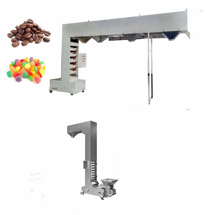 High speed vertical lifter elevator conveyor for grains cashew
