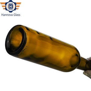 Cung Cấp Rỗng 375Ml Nâu Vòng Rõ Ràng <span class=keywords><strong>Glass</strong></span> Rượu Vang Đỏ Chai 12.68Oz Rượu Vang Chai Thủy Tinh Với Vít Cap - Product Image 5