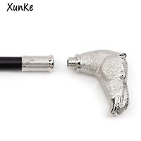 Canne de marche luxueuse avec poignée en argent en forme de chameau, bâtons de marche tendance et originaux, accessoires de fête et de cosplay