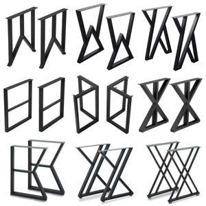 थोक अनुकूलन 71 सेमी टेबल पैर औद्योगिक रेस्तरां डेस्क कार्यालय ने लोहे के स्टील पैर फर्नीचर धातु टेबल पैर फर्नीचर धातु टेबल पैर - Product Image 1