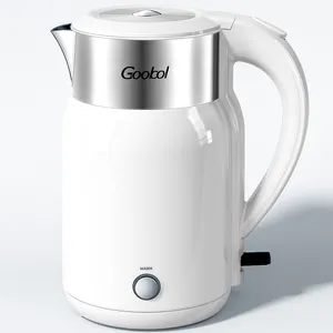 2024 Новое поступление 1.8L 304 пищевой электрический чайник двухслойный электрический чайник для кипящей воды