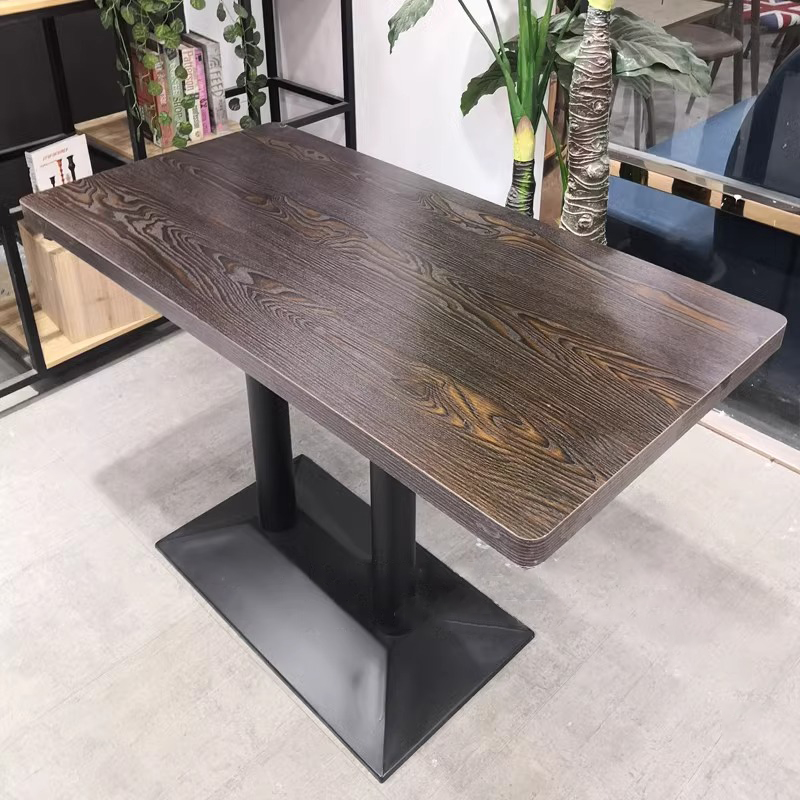 Coffee colored long table fireproof board