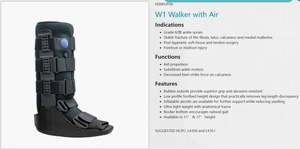 E-Life MWKUP06 Factory Custom Orthopedic Walker <strong>Boot</strong> Pneumatic Air <strong>Cam</strong> Walker <strong>Boot</strong> for Forefoot or Midfoot Injury - Product Image 4