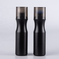 Conteneur de peinture HDPE noir 100 ml avec logo personnalisé, faible MOQ, flacons vides en plastique souple avec embout éponge pour marqueurs, encres, perruques, masques faciaux