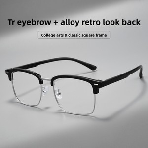 Lunettes de vue vintage rétro style preppy <span class=keywords><strong>pour</strong></span> femmes, montures à verres correcteurs, grandes tailles, montures de lunettes <span class=keywords><strong>pour</strong></span> geeks, vente en gros disponible - Product Image 5