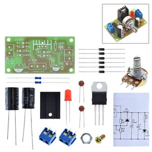 Kit de fuente de alimentación ajustable <span class=keywords><strong>LM317</strong></span>, piezas de entrenamiento de enseñanza de bricolaje continuo - Product Image 3