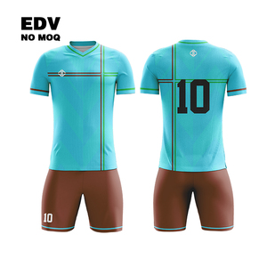 เสื้อฟุตบอลเด็กขายส่ง OEM ของแท้ รุ่นใหม่ ฤดูกาลใหม่ ผลิตจากโพลีเอสเตอร์ 100% ระบายอากาศได้ดี - Product Image 5