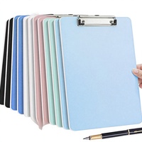 Carpeta con Clip para Archivos A4, Portapapeles para Estudiantes, Bloc de Notas Vertical, Clip para Papeles de Oficina, Reuniones y Exámenes