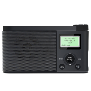 Portable DAB FM Digital <b>Radio</b> LCD Display Preset Stations Built in Speaker with Headphone Jack for Home Outdoor - Product Image 6