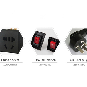 Accesorio de equipo de distribución de energía de gabinete de red de enchufe PDU de 6 puertos montado en rack de 19 \" - Product Image 4