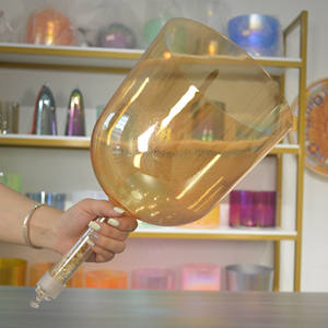 Кварцевая Поющая чаша с рукояткой - Product Image 5