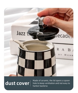 Set di accessori da cucina di lusso leggero porta attrezzi ripiano domestico con vasetto di spezie in ceramica e vasetto di vetro olio - Product Image 6