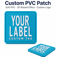 Patch en caoutchouc PVC 3D rond personnalisé, logo circulaire en relief, emblème de marque, badge souple et imperméable pour équipements de plein air, sacs et vêtements