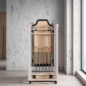 Struktur aluminium tahan lama dapat dilipat reagents mesin Pilates lampu roda hemat ruang dapat disesuaikan rebeker Pilates - Product Image 4