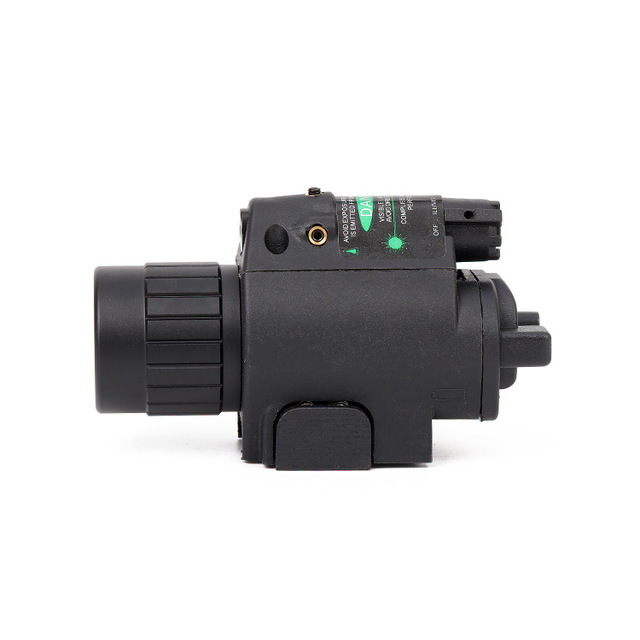 Portable Model M6 Green Infrared Laser Sight & Ultra Bright LED Flashlight Combo with Adjustable Mount for Outdoor Activities