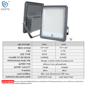Aluminum Solar <b>Flood</b> <b>Light</b> Outdoor Waterproof LED <b>Light</b> for Stadium Sports Courtyards Shopping Malls Parks Construction - Product Image 3