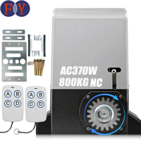 Kit de moteur de portail coulissant 370W à force de traction 800KG, avec arrêt progressif et télécommande, direct usine