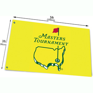 Drapeau de tournoi 3x5 pieds pour <span class=keywords><strong>le</strong></span> <span class=keywords><strong>golf</strong></span> en extérieur, pour l'exportation transfrontalière - Product Image 1