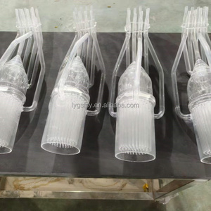 Quartz personnalisé 1100 ℃   Chalumeau en verre résistant à la chaleur, chalumeau en verre de quartz transparent, chalumeau industriel à brûleurs multiples - Product Image 1