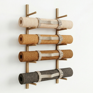 แผ่นรองโยคะพิลาทิส Super Grip Cork TPE หนา 6 มม. พิมพ์โลโก้ได้ เป็นมิตรกับสิ่งแวดล้อม ย่อยสลายได้ ทนทาน กันน้ำ สำหรับออกกำลังกาย ระดับมืออาชีพ - Product Image 5