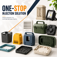 Pièces en plastique moulées par injection avec traitement de surface personnalisé, avec gaufrage/impression de logo pour les fabricants de produits grand public de marque