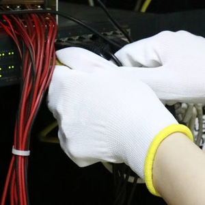 Support Logo personnalisé, taille et couleur Gants à paume enduite de <span class=keywords><strong>PU</strong></span> pour une utilisation industrielle Protection de sécurité Gants professionnels - Product Image 2