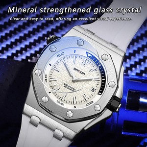 Reloj de Pulsera de Cuarzo para Hombre SANDA 7032, Cristal Azul, Calendario Simple, Resistente al Agua, Reloj de Negocios de Moda para Hombre - Product Image 6