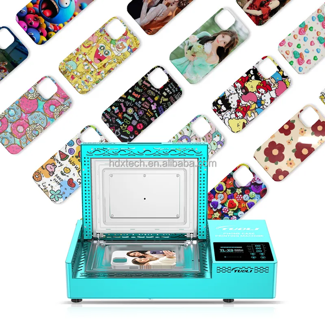 TuoLi TL-X9 3D Sublimation Mobile Phone Case Printer for iPhone Samsung LG DIY Cover Vacuum Heat Transfer Printing Machine