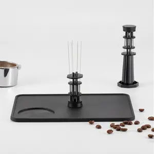 New arrivals Espresso Coffee Stirrer, Coffee Stirring Tool, Espresso Distribution with Plastic Handle and Stand NeedleType