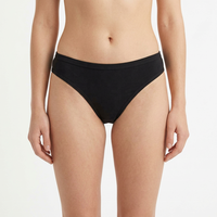 Culottes Bikini OEM en Coton Biologique pour Femme – Douces, Respirantes, Taille Basse, Coupe Haute, Côtés Étroits – Sous-vêtements d'Été en Gros avec Logo Personnalisé