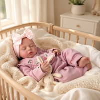 20 Zoll Lebensechte Reborn-Babypuppe aus Weichem Vinyl Realistische Neugeborenen-Puppe Spielzeug für Kinder Geschenk Großhandel Individuell Anpassbar