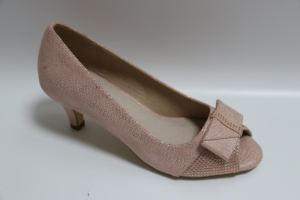 Kadınlar İçin Serpantin Desenli Papyon Detaylı Sivri Burun Kalın Topuklu Ayakkabılar Büyük Beden Yüksek Topuklu Abiye Ayakkabılar Günlük Rahat Giyilebilir Ofis Ayakkabıları - Product Image 6