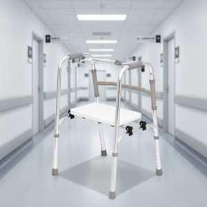 安定した四脚式高齢者・障害者用携帯型休憩・リハビリ補助具（座って立ったり歩いたりできる補助装置） - Product Image 6