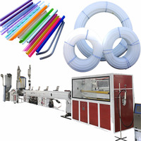 Extrudeuse de tuyaux en plastique HDPE/LDPE/PEX/PE/PP/PPR, machine de fabrication de tuyaux haute densité
