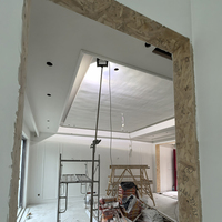 Luz de Trabajo Portátil LED con soporte de mango, herramientas de paneles de yeso, lámpara de pintura, herramientas auxiliares de lijado, lámpara de desarrollo de pintor